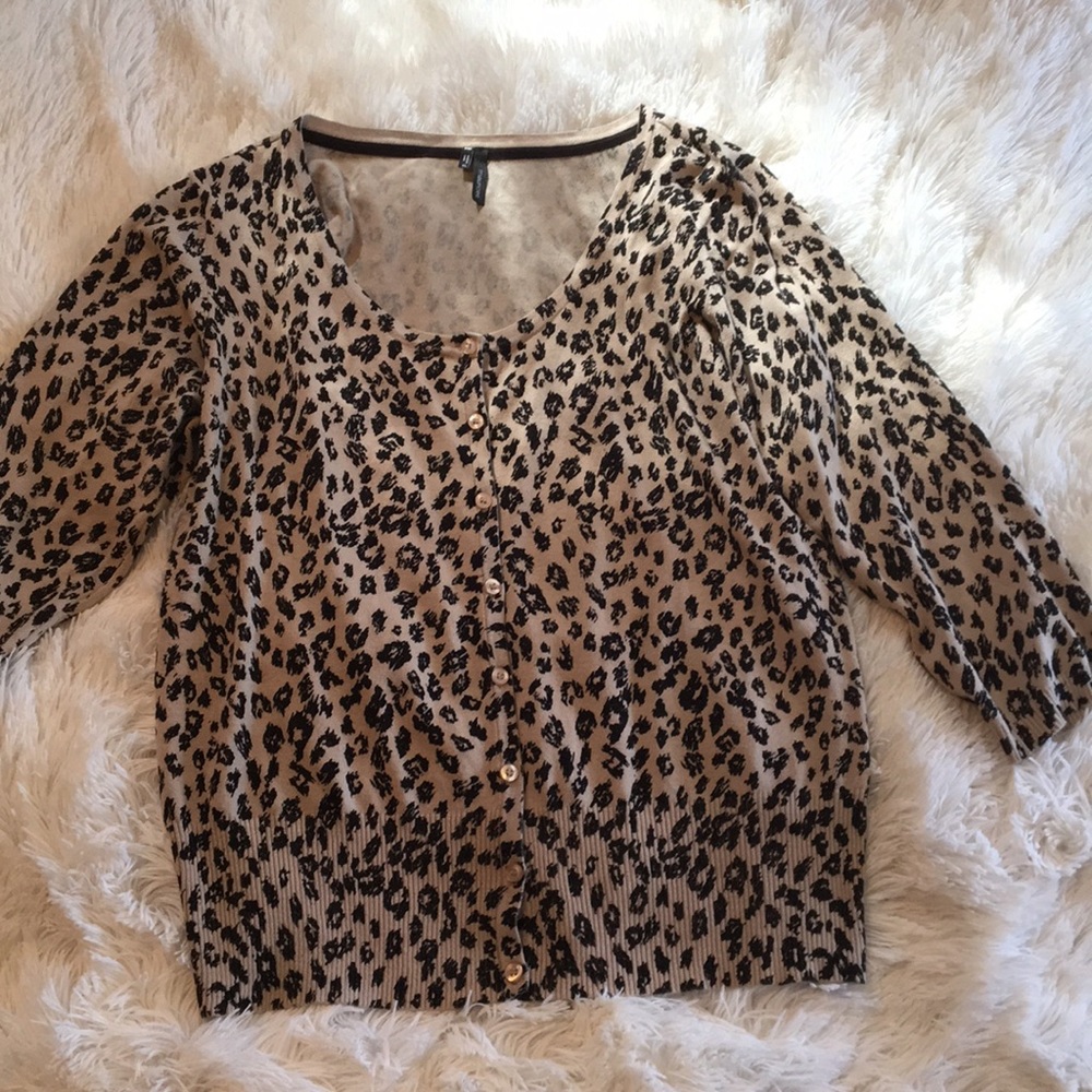 Animal print Cardigan